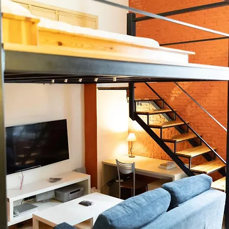 Increible Loft A 5 Min Del Retiro & Wizink Apartment Madrid Exterior photo